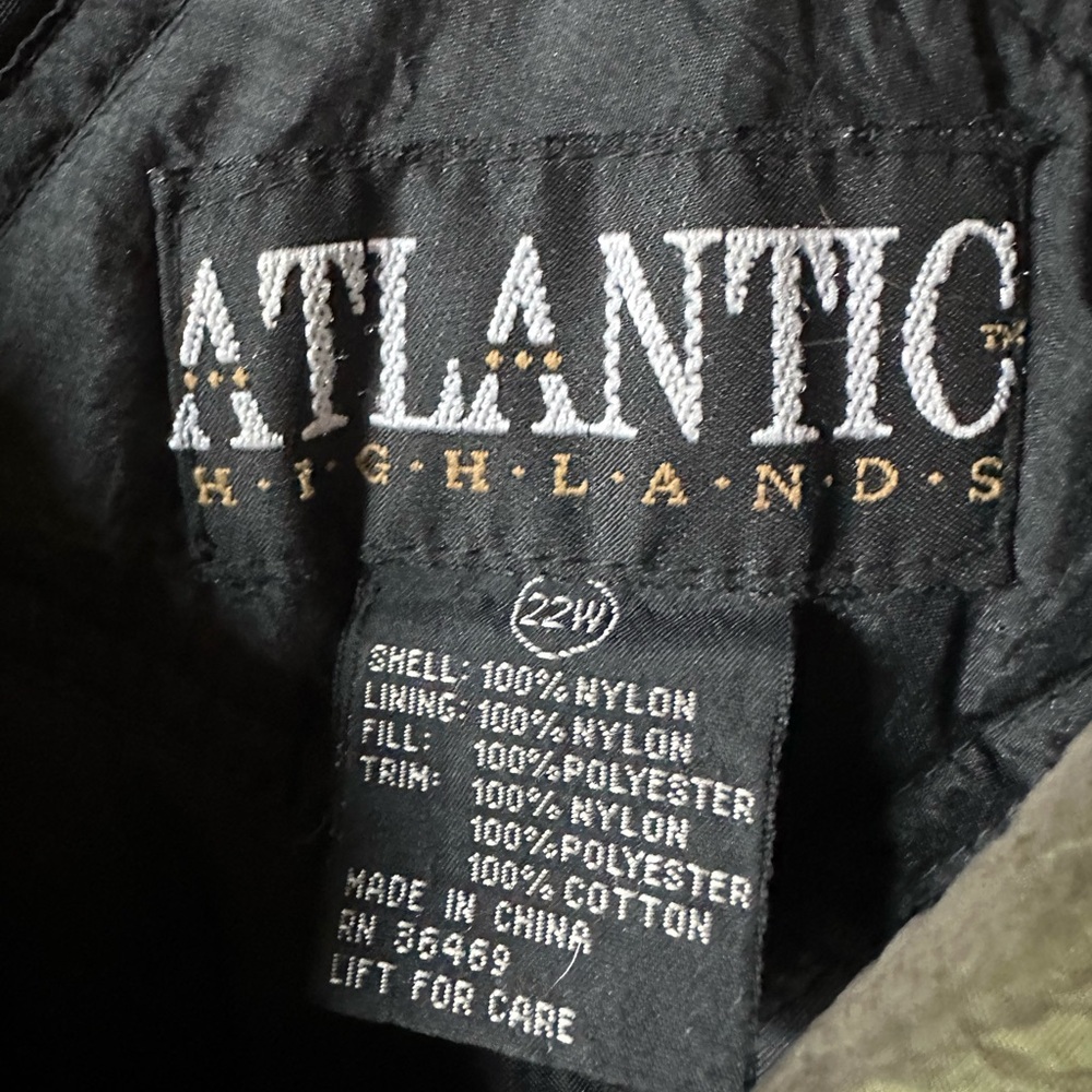 Vintage Atlantic Highlands Nylon Velvet Full Zip Jacket Bohemian - Picture 2 of 8